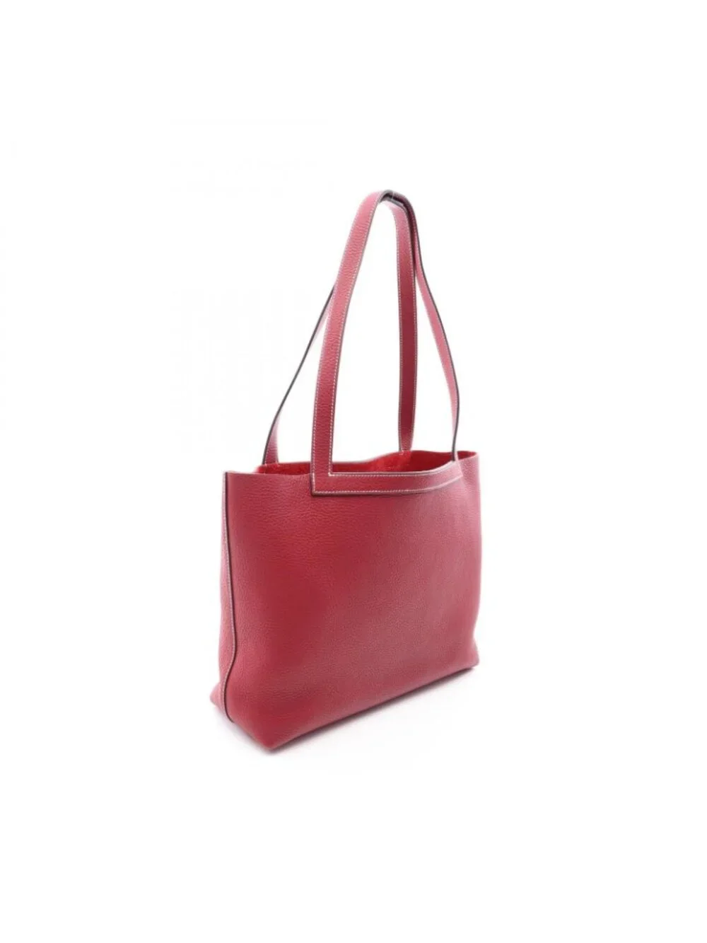Hermes Tote Cover Series 31 Rouge Grena Leather